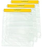 YUMQUA Waterproof Bags Large Size 3 Pack, Clear Watertight Pouch Holder for Document Map Camera M...