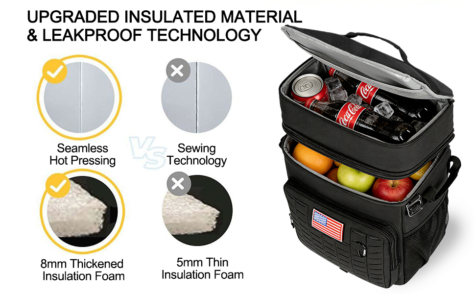 insulated rolling cooler