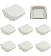 Set of 8 Toilet Seat Hinge Base Covers K-1109092-0, Compatible With Kohler 1266916/1266914 / 1211...