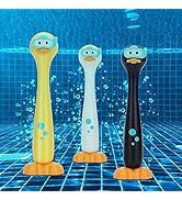 DOADW Summer Toys Underwater Pool Games Dive Sticks Duck 3-Pack