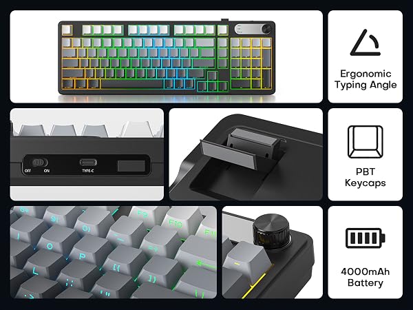 Tri-Mode Wireless Keyboard