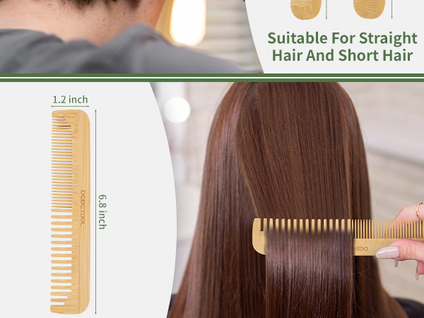 bamboo hair comb set
