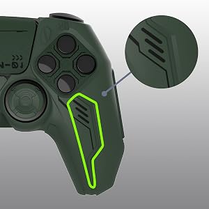 PlayVital Guardian Edition Ergonomic Soft Controller Silicone Case Grips for ps5