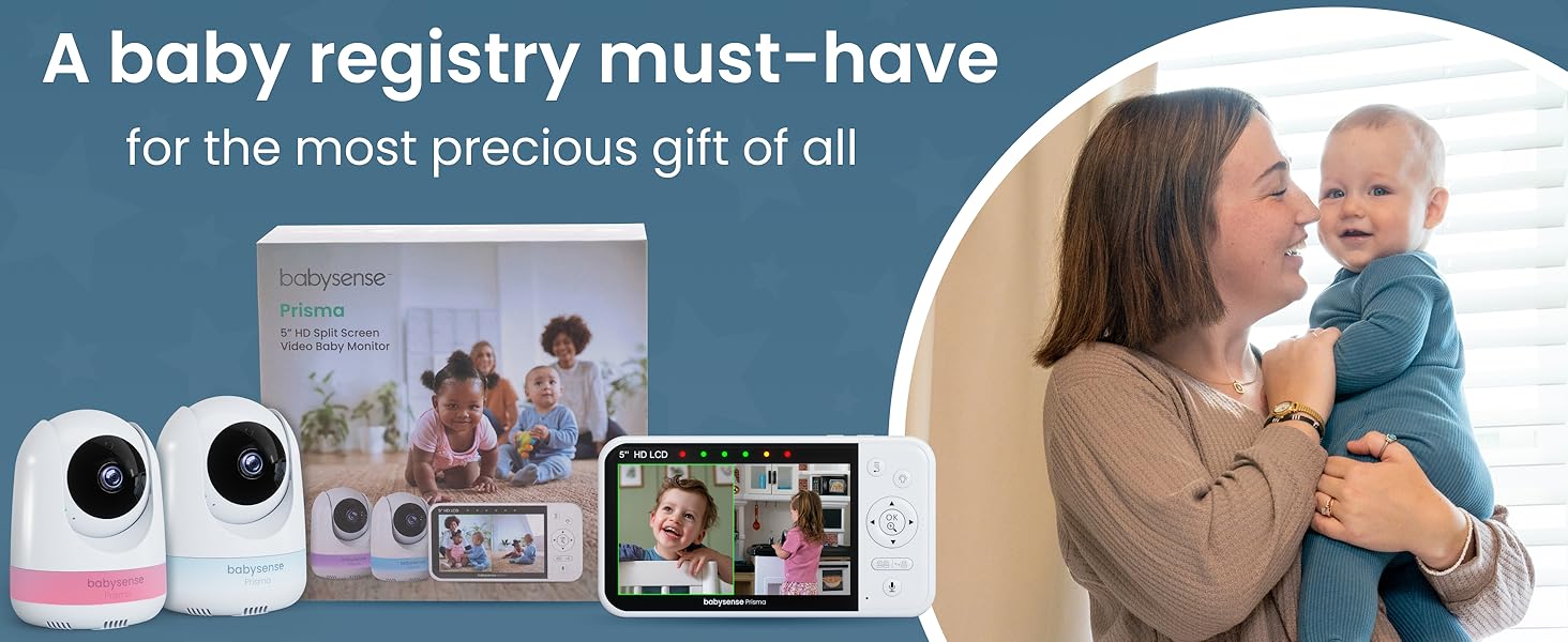 Babysense Prisma Video Baby Monitor A Baby Registry Must-Have