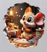 Mouse Praying Wall Sticker