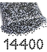 Beadsland Hotfix Rhinestones Bulk, 14400PCS Crystal Hot Fix Rhinestones for Crafts Clothes DIY De...