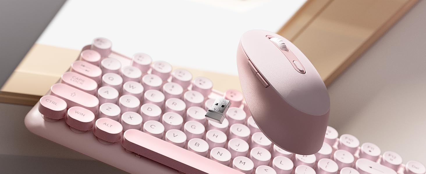 KEYBOARD AND MOUSE SHARE ONE USB RECEIVER