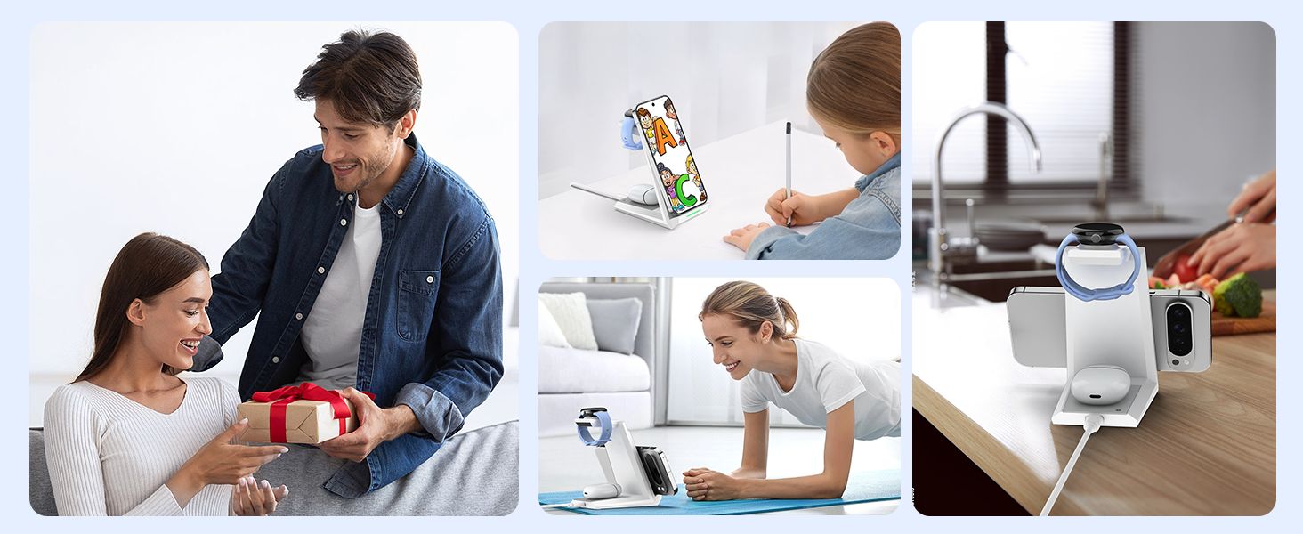 Wireless Charging Station for Google Pixel 9a