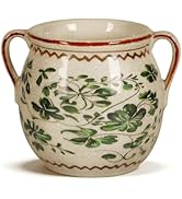 BUYMAX Ceramic Plant Pots for Indoor Plants with Drainage Hole, Vintage Crackle Glaze Hand-Painte...