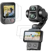 AMAZEAR Screen Protector Combo for DJI Osmo Pocket 4 Pro & Osmo Mobile 8P Viewfinder (4 Pack) – 2...