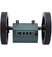 KUIDAMOS Roll Type Length Meter Counter 5-Digit, Meter and Yard Unit, Roller-Type Counting Machin...