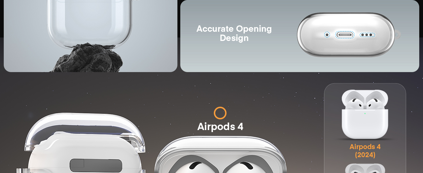 airpods 4 case clear