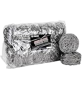 Stainless Steel Scouring Pads 30 Gram 12 Pack Heavy Duty Steel Wool Scrubbers Industrial & Commer...
