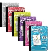 Primary Journal Grades K-2, Primary Writing Journal, Half Page Ruled Primary Journal Composition ...