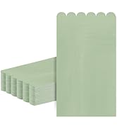 36 Pcs Sage Green Dinner Napkins; 2-ply Green Paper Napkins with Scalloped Trim; Bathroom Napkins...