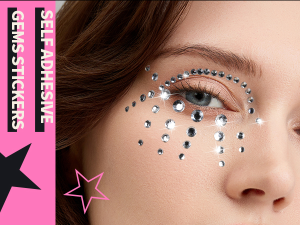 face gems stickers