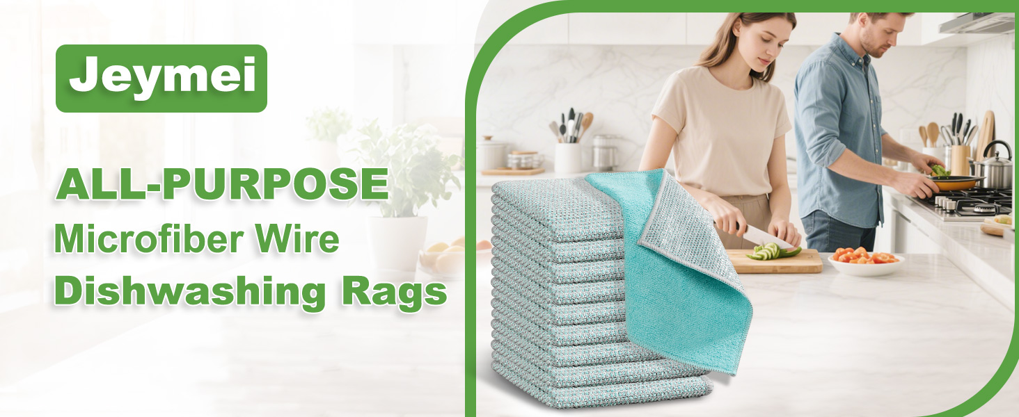 wire dishwashing rags