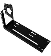 XRIKUI Graphics Card Bracket with Vertical GPU Mount Bracket and 3 Slots Gpu Holder for PC Extend...