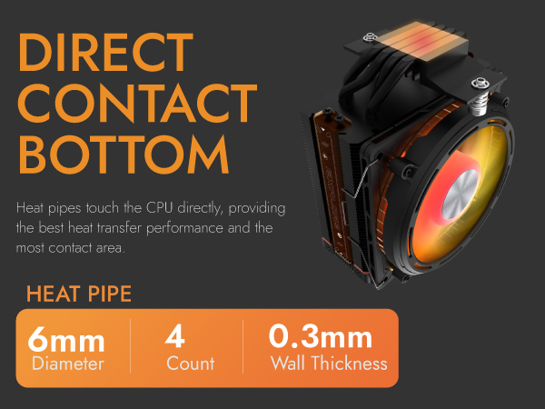 darkFlash E400 CPU Cooler Fan