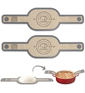 PLAPITATE Silicone Bread Sling Dutch Oven Liner, Non-Stick & Easy Clean Reusable Oval Silicone Ba...