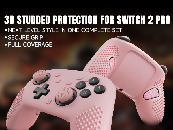 PlayVital Silicone Cover Skin for Nintendo Switch 2 Pro Controller