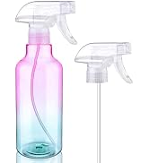 Hethyo Spray Bottles Plastic Spray Bottle for Hair Mist/Stream Heavy Duty Empty Spray Bottles for...