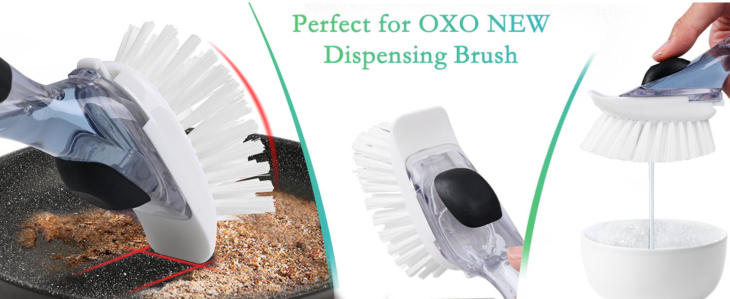 oxo soap dispensing dish brush refills