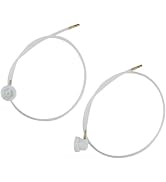 2 Pcs 2XAerosol Nozzle w/ 19.69in. 360 Degrees Extension Hose for Male Stem Spray Cans Fluid Auto...