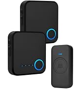 FOVKSUC Wireless Doorbell, Waterproof Door Bell with 60 Chimes, 5 Levels Volume and LED Flash, 10...