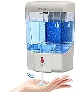 SVAVO Automatic Hand Sanitizer Dispenser, 21oz/600ml Touchless Soap Dispenser Wall Mounted, Touch...