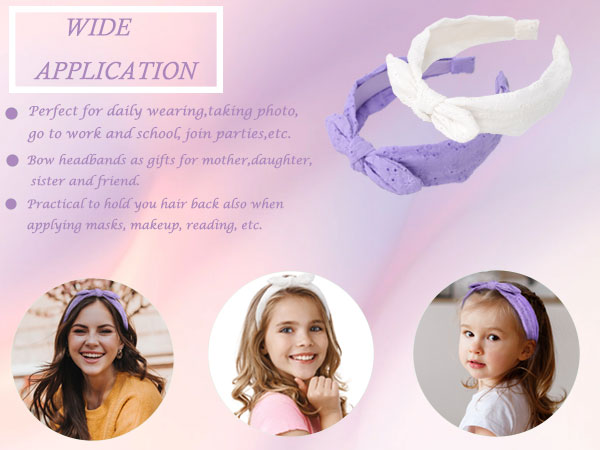 Comfortable Fit Little Girls Headbands