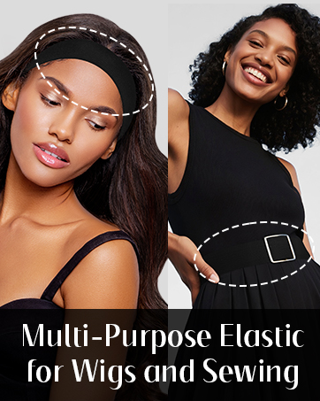 Multi-purpose elastic for wigs and sewing
