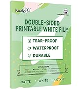Koala Waterproof Paper for Laser Printer, Tear proof Synthetic Paper, Matte Double Sided Printabl...