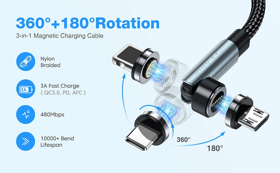 magnetic charging cable