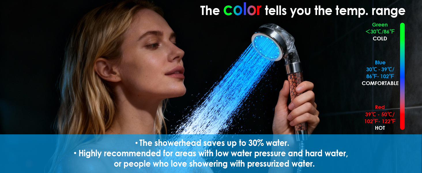 light up shower head bead shower head led light shower head