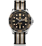 STEELDIVE Men's Automatic Watch NH35 Movement SD1957 Sapphire Luminous Sea Ghost NTTD 200M Dive W...
