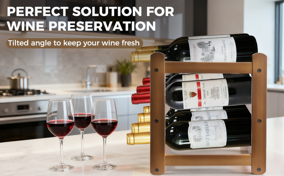 Bamboo Wine Rack