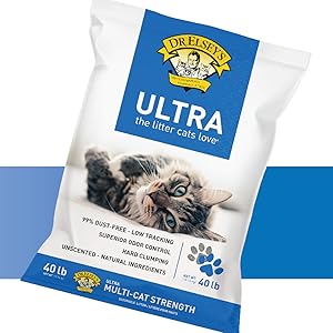 Ultra Unscented Clumping Clay Cat Litter 40 lb. Bag