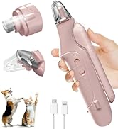 Dog Nail Clippers & Cat Nail Clipper with Catcher, 2 in 1 Dog Nail Trimmers & Grinder with Light ...
