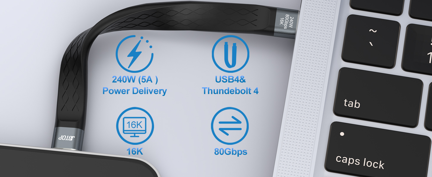 USB Thunderbolt 5 cable