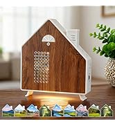 Nature Noise Box with 9 Interchangeable Covers, Night Light & Motion Sensor, 8 Natural Sounds, 0-...