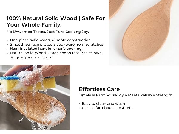 Long Wooden Spoons