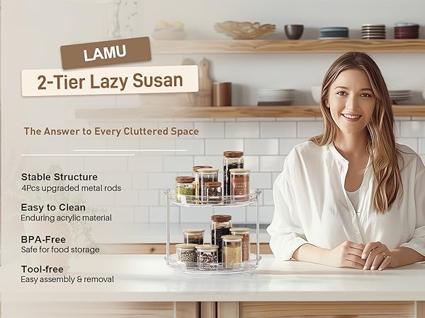 2 Tier Lazy Susan
