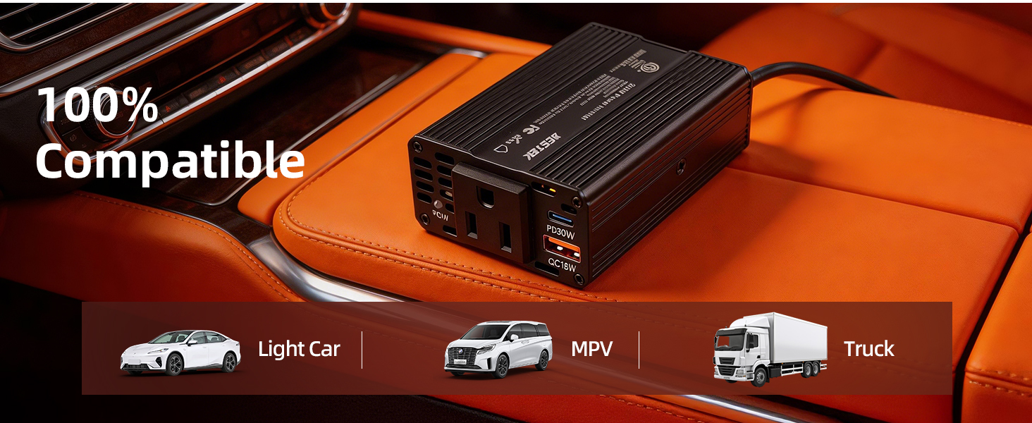 11-15V car inverter for light car mpv truck