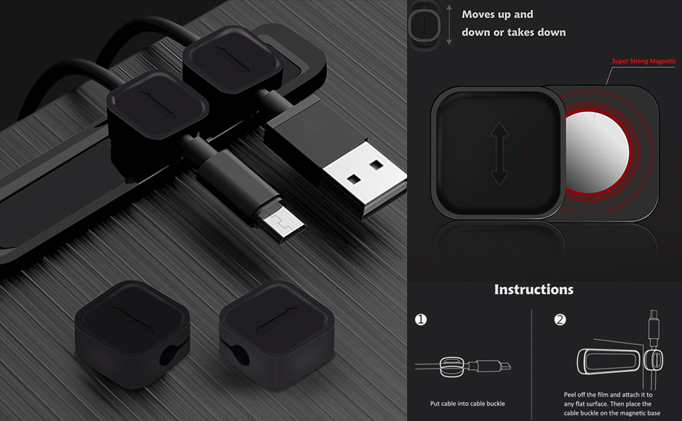 Magnetic Cable Organizer