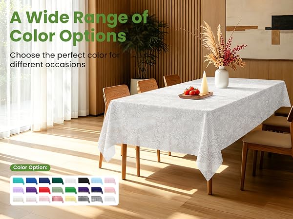 A wide range of color options