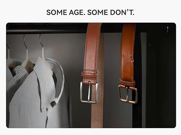 dress leather belt