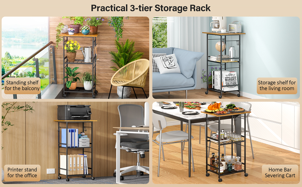 rolling kitchen cart