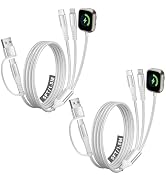 3 in 2 Multi Charging Cable/Cord with IP/USB C Charger Cable/iWatch Charger | Cruise Travel Essen...