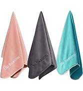 Wuwahold Microfiber Gym Towels for Exercise Fitness, Sports, Workout, 380-GSM 15-Inch x 31-Inch B...